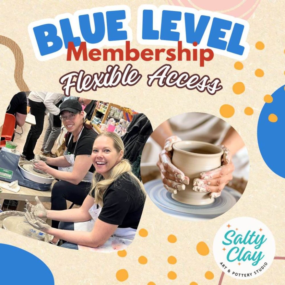 🔵 BLUE LEVEL - Flexible Access Pottery Wheel Membership